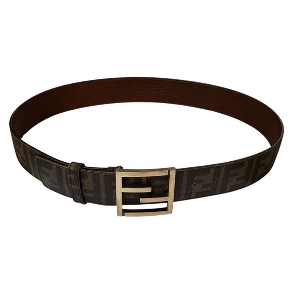 Authentic Fendi Vintage FF Monogram Unisex Men’s Women’s Belt 90 Cm 36 Inch - Picture 1 of 5